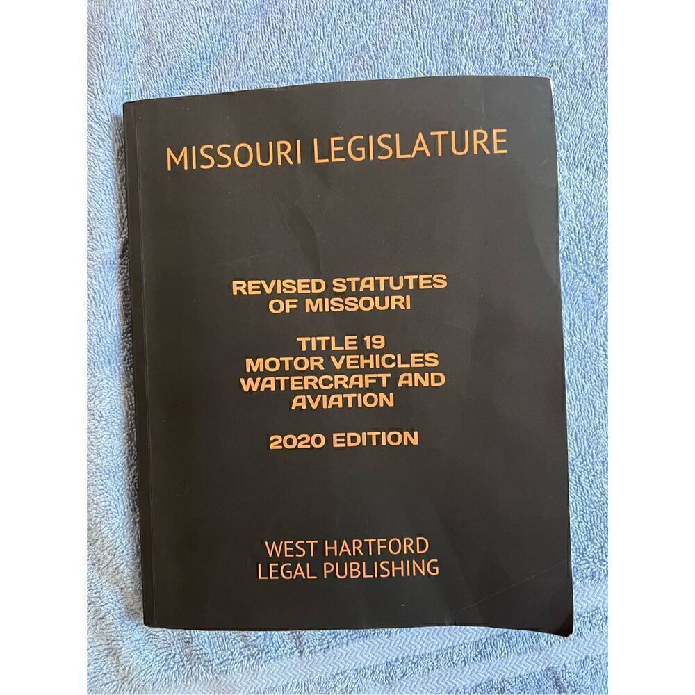 Missouri Legislation Book
